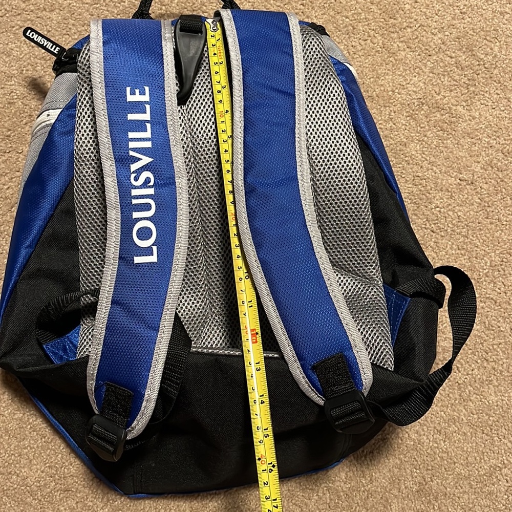 Louisville Slugger Blue and Gray Sports Backpack - Picture 3 of 7